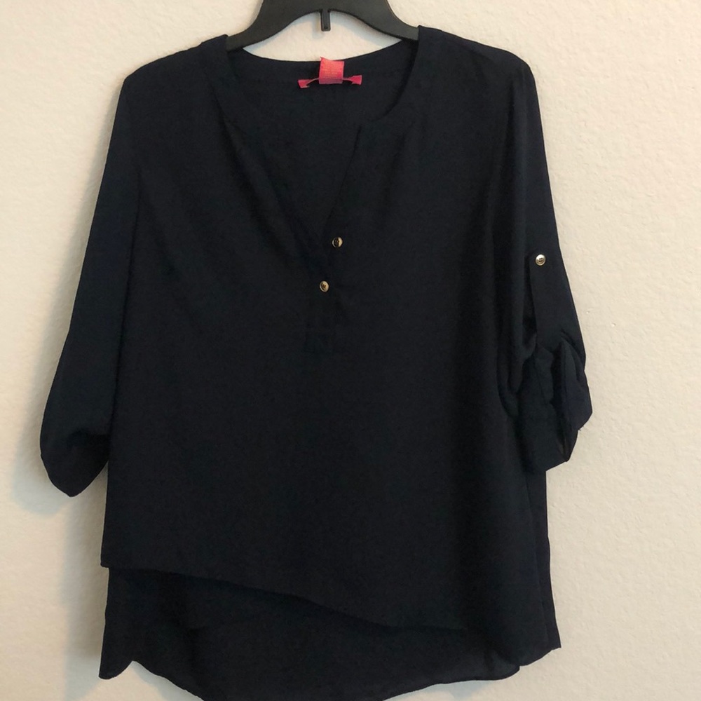 navy blue blouse